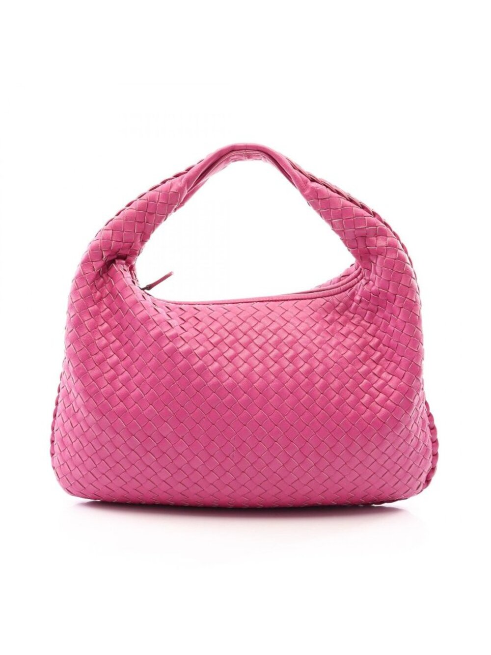 Bottega Veneta Shoulder Bag Intrecciato Pink Leather